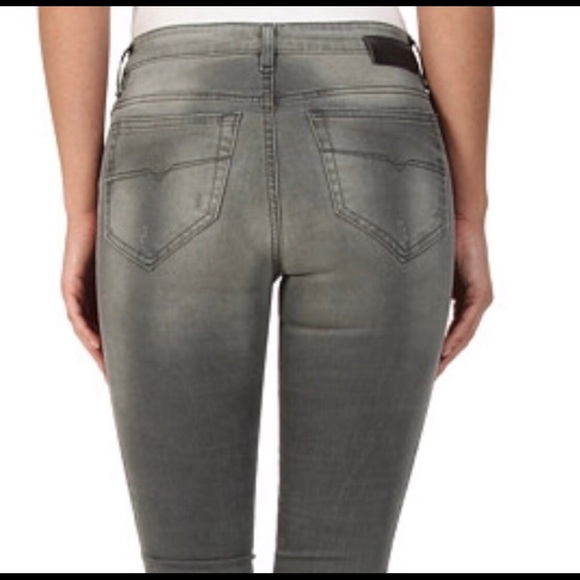 Diesel Grey-Black Skinny Jeans - Picture 5 of 10